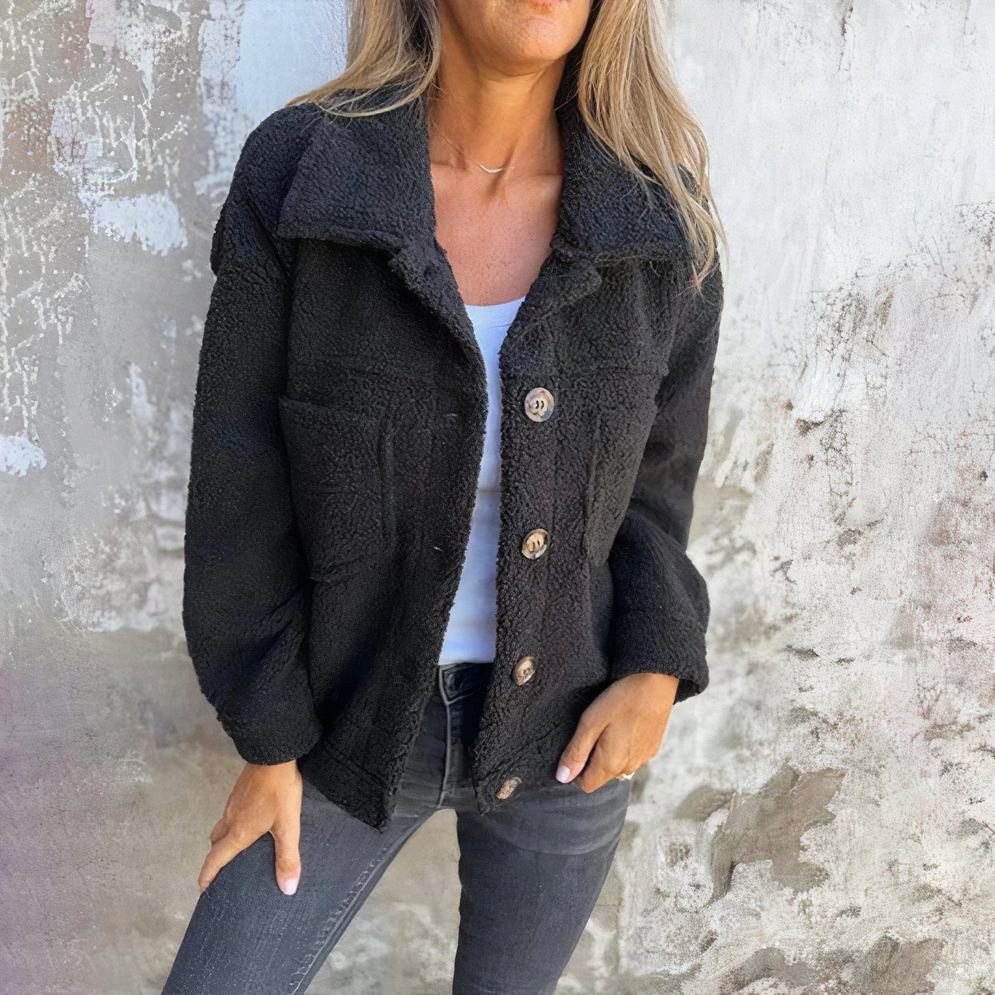 Berg-Feldt | Jacke Aus Weichem Teddy-Material - Marisol