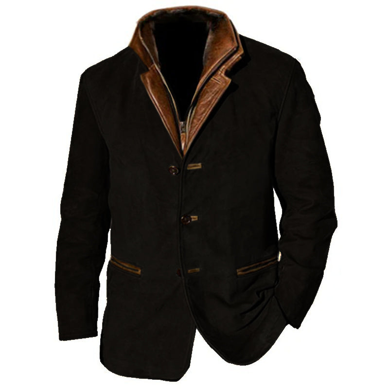 Berg-Feldt | Blouson en daim vintage pour homme