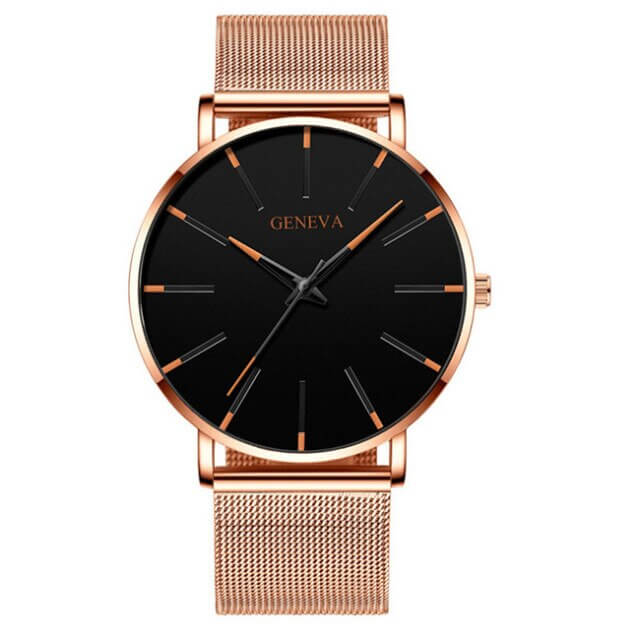 Montre-bracelet ultra-plate Berg-Feldt pour homme d'affaires