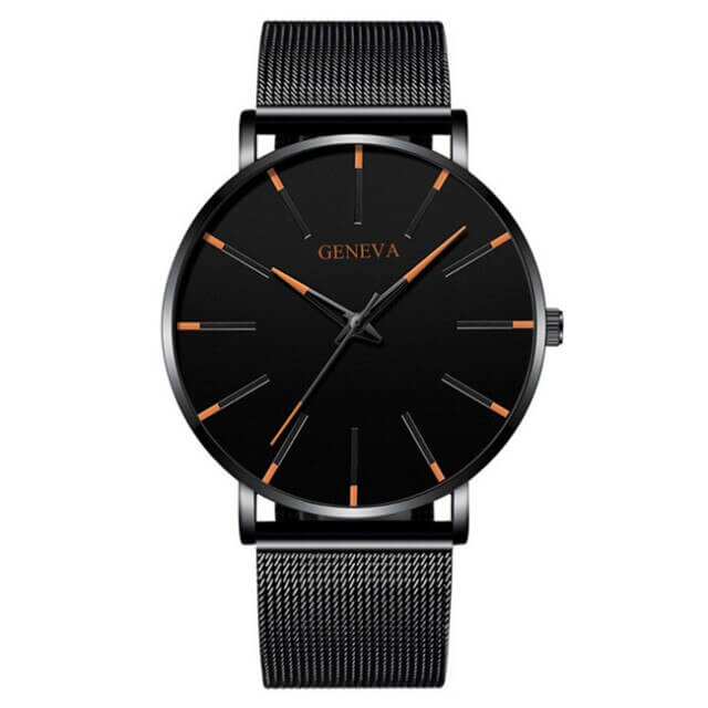 Montre-bracelet ultra-plate Berg-Feldt pour homme d'affaires
