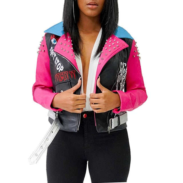 Berg-Feldt | Sieh das Licht Fuchsia bedruckte Jacke