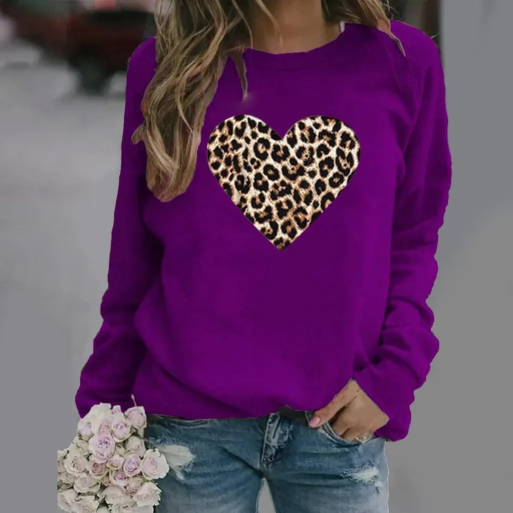 Berg-Feldt | Pull femme col rond à motifs animaux