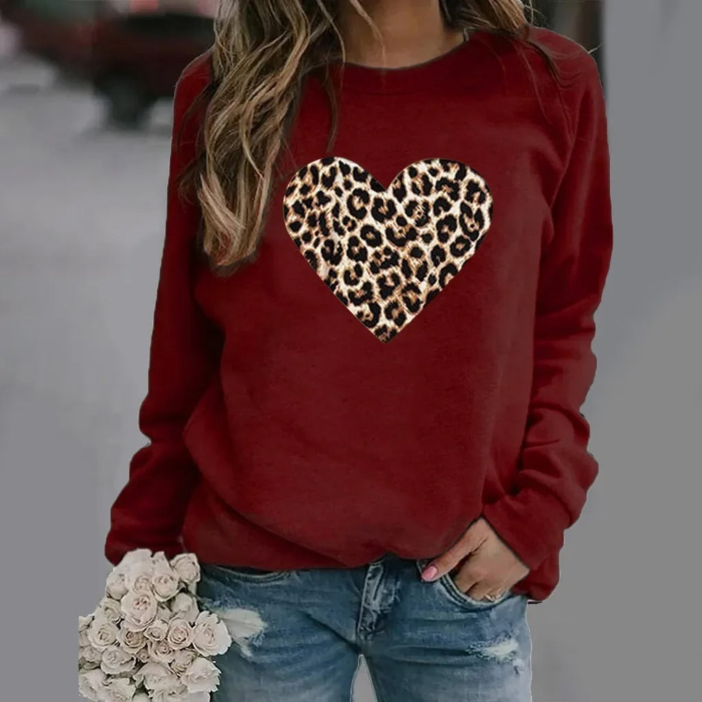 Berg-Feldt | Pull femme col rond à motifs animaux