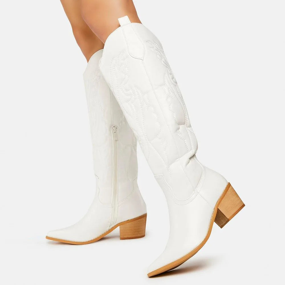 Berg-Feldt | Robuste Cowboystiefel Bis Zum Knie