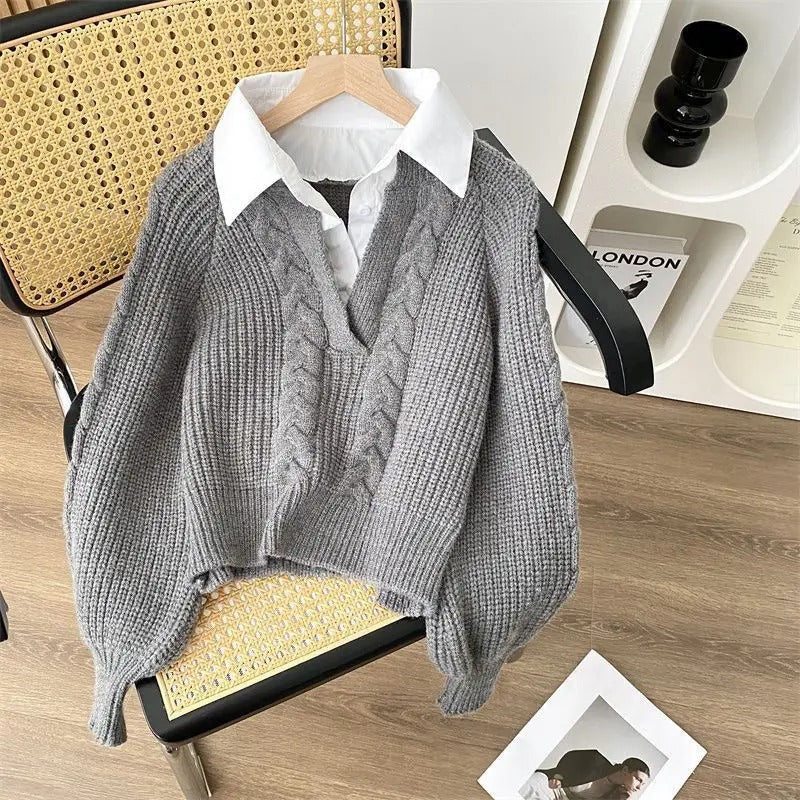 Berg-Feldt | Strickpullover Im Retro Modestil