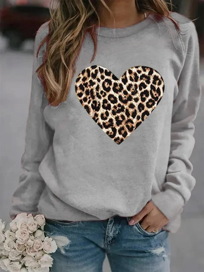 Berg-Feldt | Pull femme col rond à motifs animaux