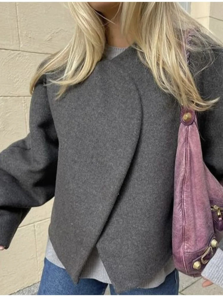 Berg-Feldt | Lockere Kurze Wolljacke