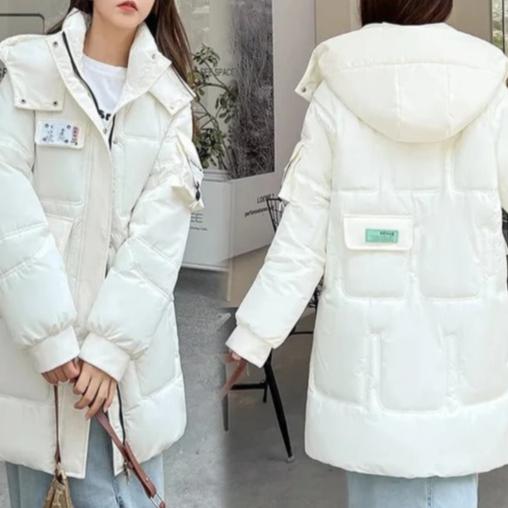 Berg-Feldt | Parka d'hiver - longue veste bleue isolée avec poches pratiques