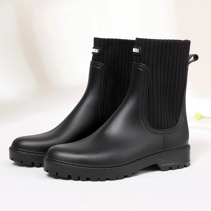 Berg-Feldt | Stiefeletten Strickbund