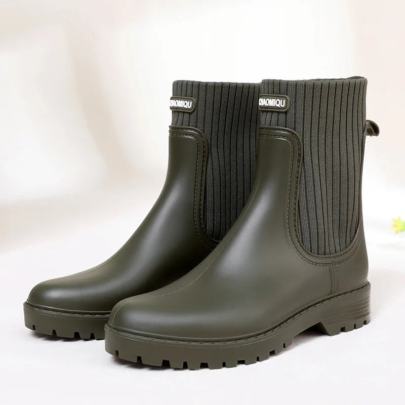Berg-Feldt | Stiefeletten Strickbund