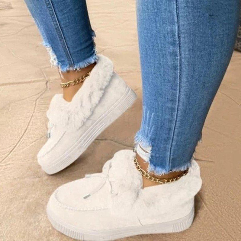 Berg-Feldt | Pantoufles confortables pour femmes avec fourrure de luxe