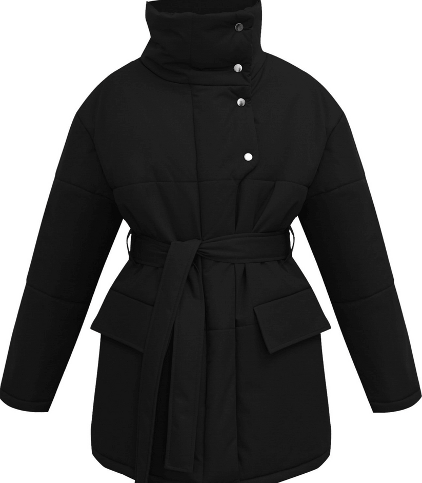 Berg-Feldt | Puffer-Bürojacke mit Gürtel Zuzanna