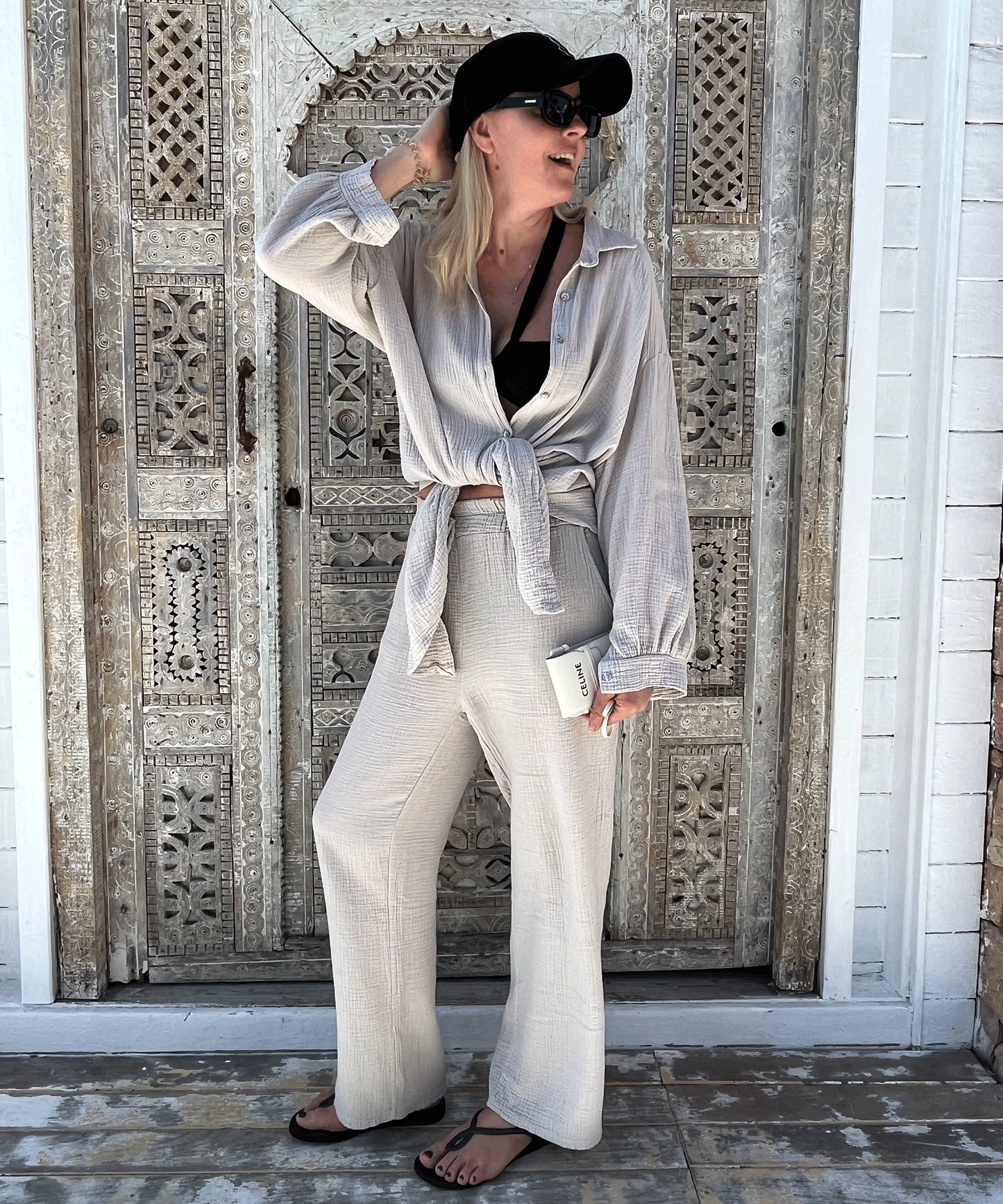 Ensemble Chic Mousseline Beige - Violeta