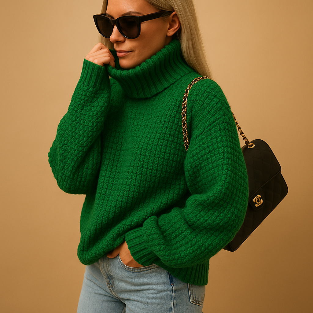 Berg-Feldt | Eleganten Strick Damen Rollkragenpullover