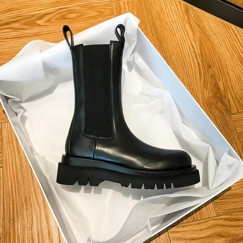 Boots Chelsea femme avec semelle chaude – Wylla