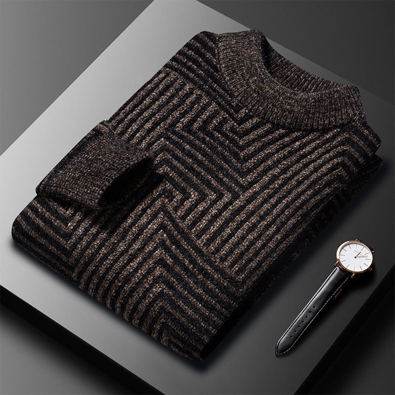 Pull homme Lambert : Un pull chaud à motifs élégants