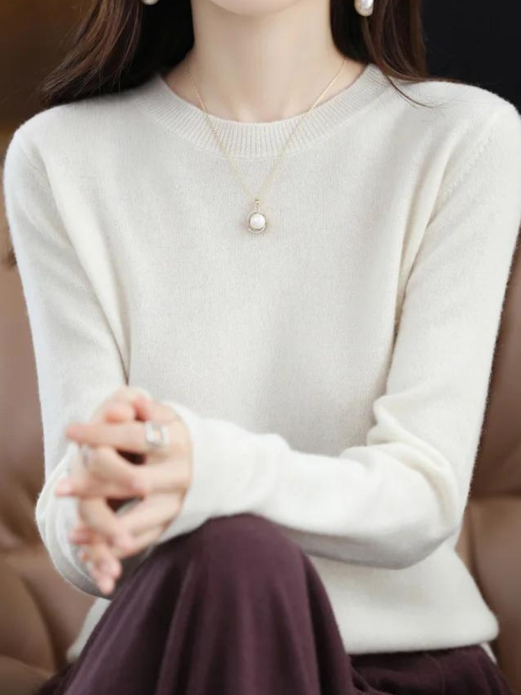 Berg-Feldt | Pullover - Stylischer weicher Langarm-Strickpullover