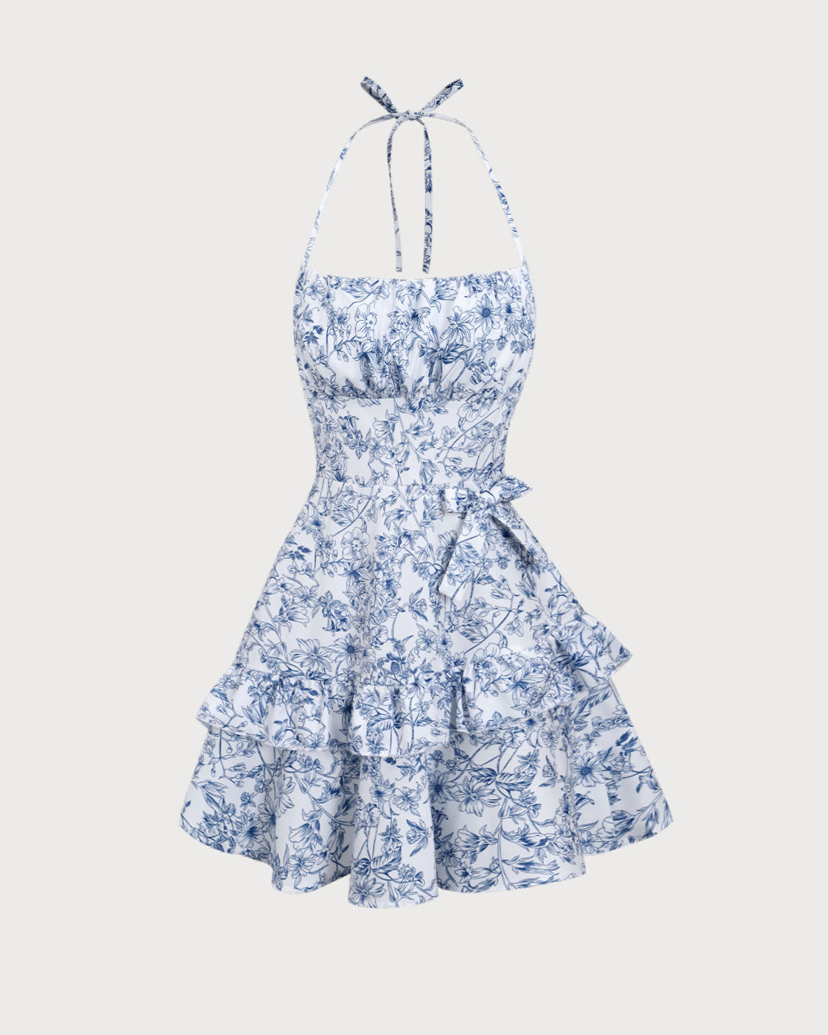 Mini-robe évasée Berg-feldt à imprimé floral