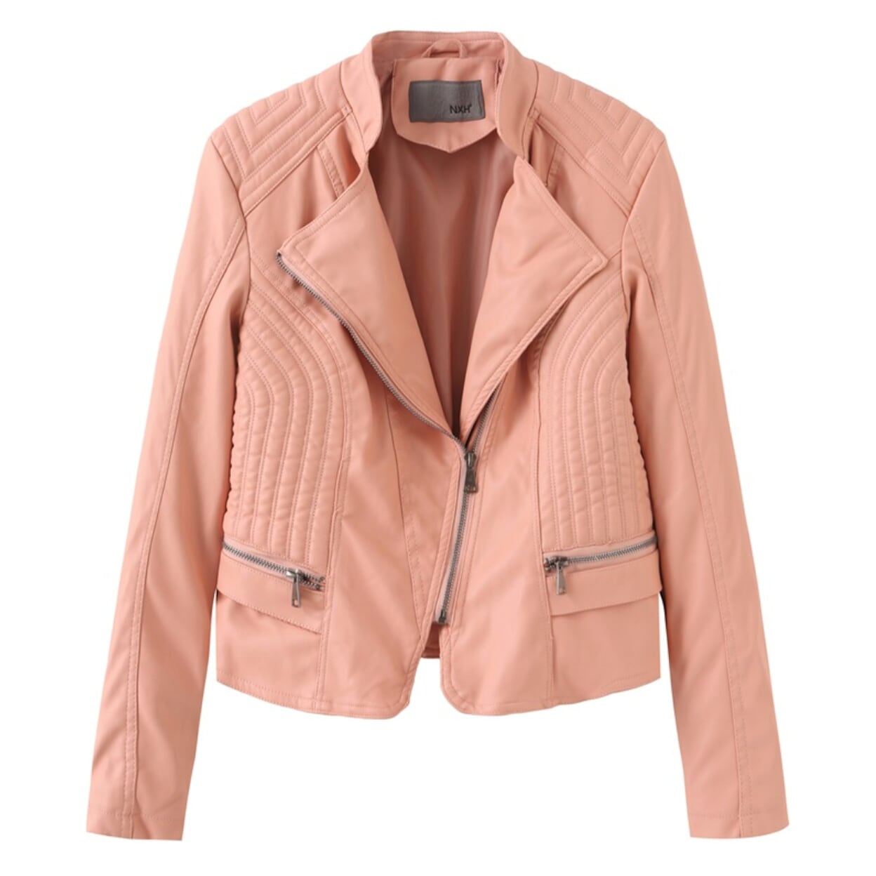 Berg-Feldt | Klassische Bikerjacke Kunstleder Zeitloses Design