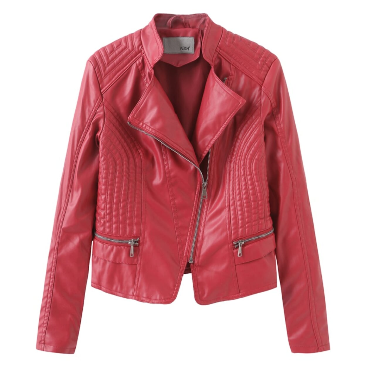 Berg-Feldt | Klassische Bikerjacke Kunstleder Zeitloses Design