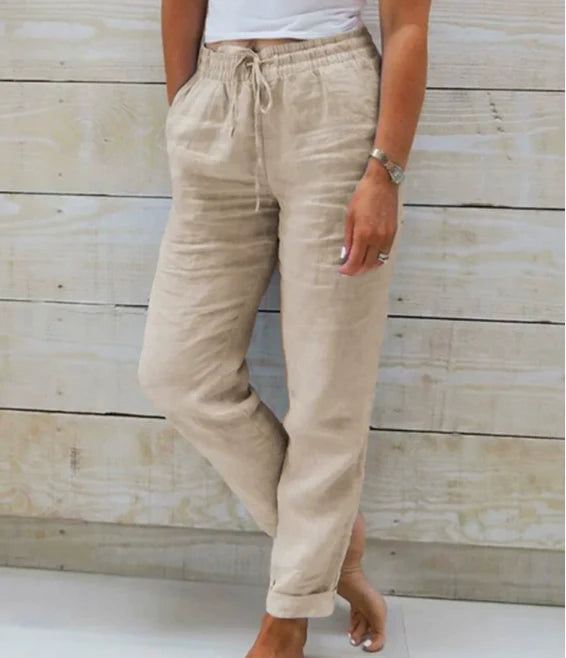 Aurélia : Pantalon Large en Lin