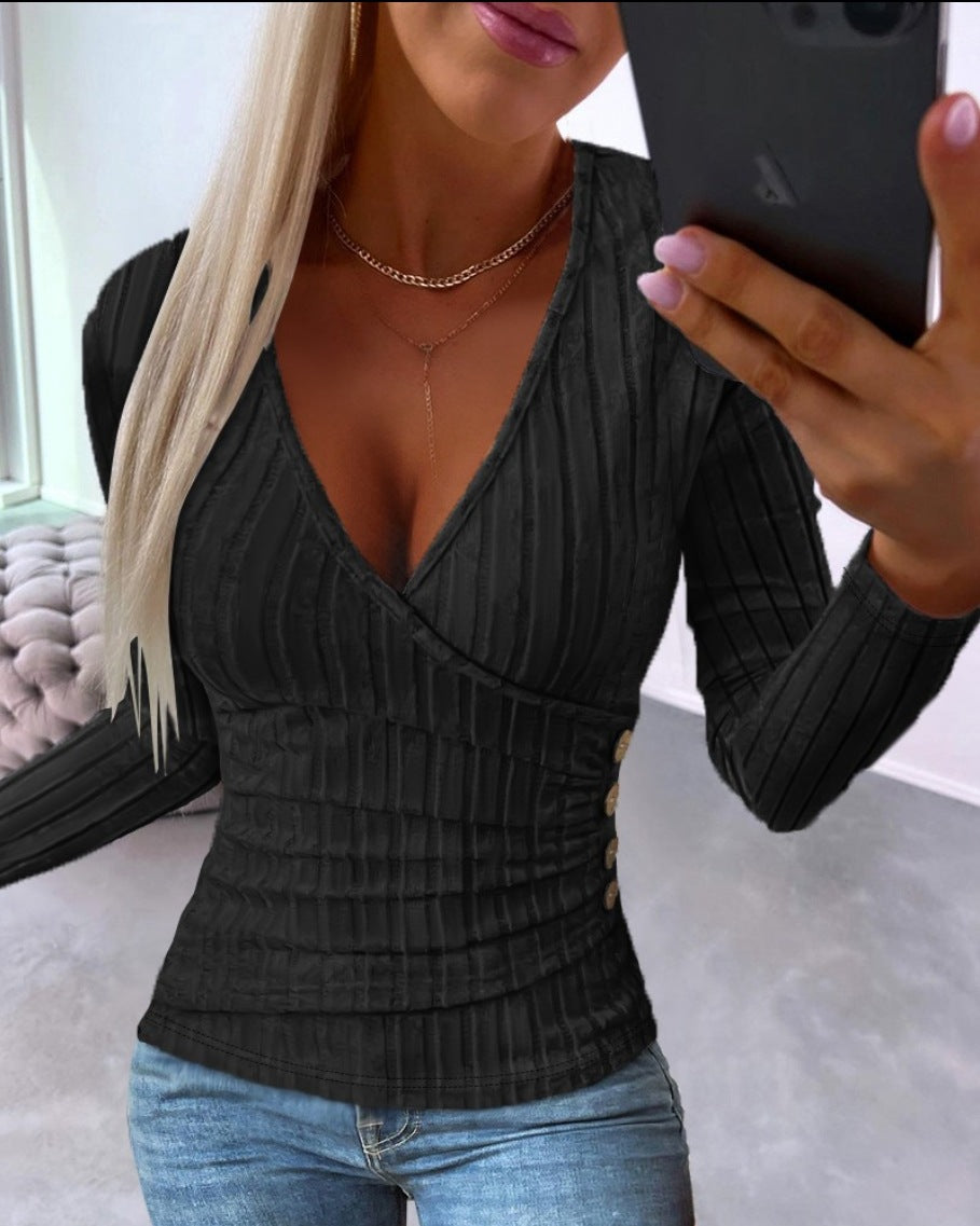 Schwarze Bluse von Gunnare: Elegant