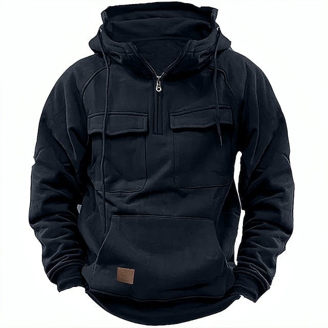 Veste à capuche pour hommes avec poche, modèle cool