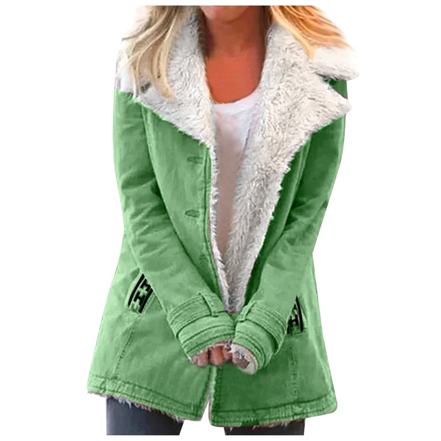 Berg-Feldt | Veste d'hiver pour femmes avec col à revers et manches longues