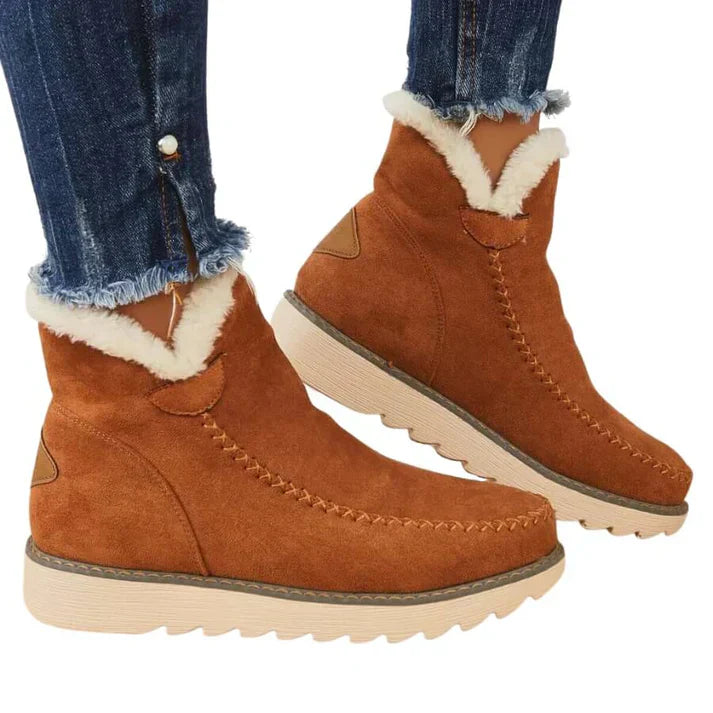 Berg-Feldt | mit Fleece gefütterte Winterstiefel für Damen