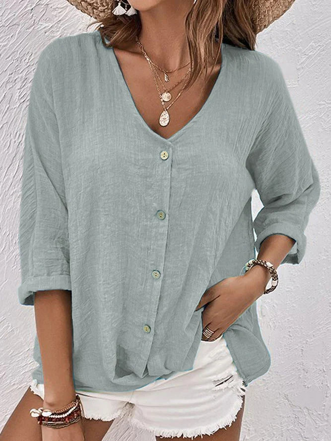 Chemise en lin Anouschka pour femme - intemporelle pour l'été