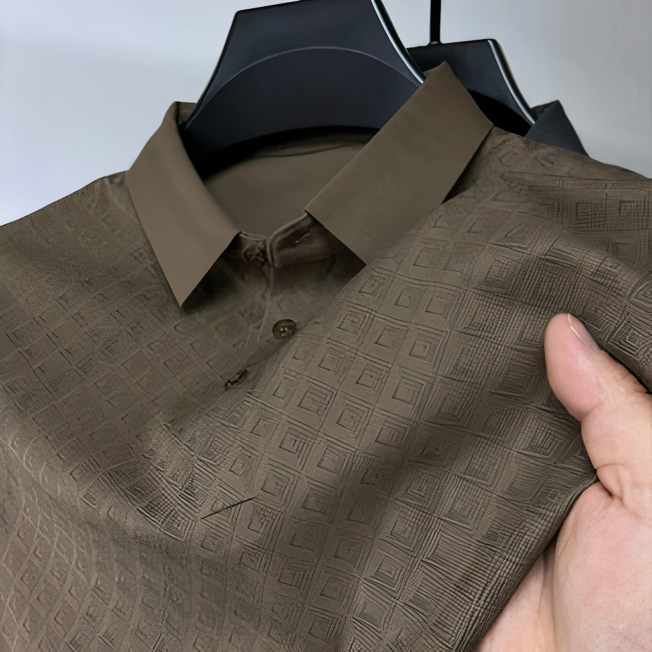 Polo classique en soie pour homme par Arnolds