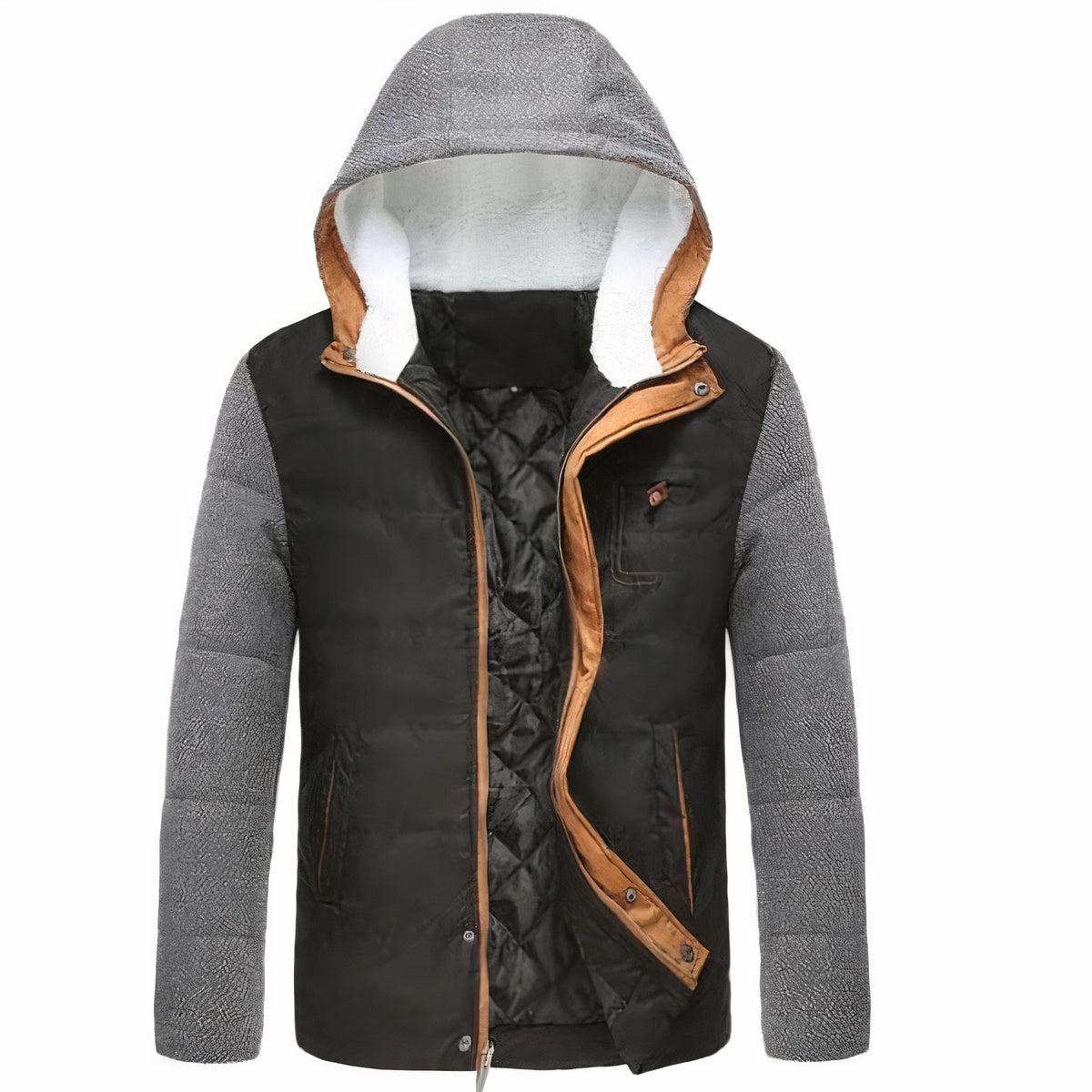 Veste à capuche avec doublure sherpa bicolore par Howe